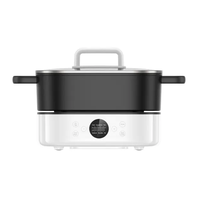 Xiaomi - Vrući višenamjenski lonac, zapremina 6 litara, crno/bijeli 6941812702222