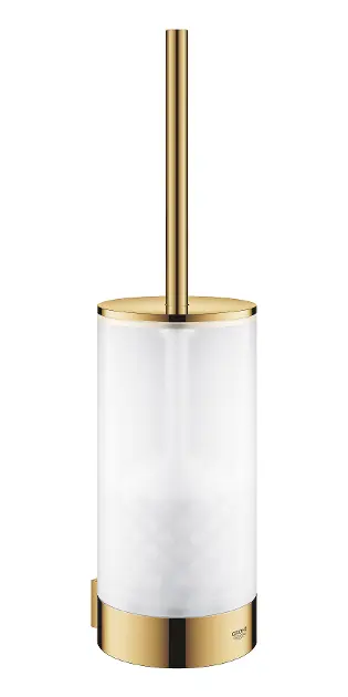 Grohe - Brosse de toilette avec support mural, verre/Cool Sunrise 41076GL0ROZ1