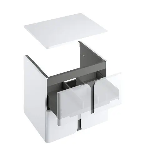 Ravak - Piastra lavello 60x47x2 cm, bianco lucido X000001370ROZ1