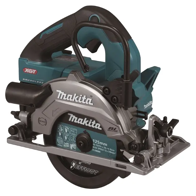 Makita - 40V БЕЗКАБЕЛЕН циркуляр 125 mm, без батерия и зарядно устройство HS014GZ