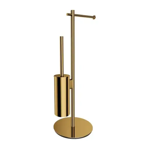 OMNIRES - Toiletpapier- en toiletborstelgarnituur, goud MP60810GLIIJ1