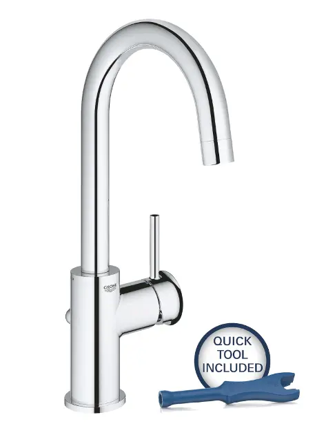 Grohe - Miješalica za umivaonik s odvodnim setom, krom 23783000ROZ1