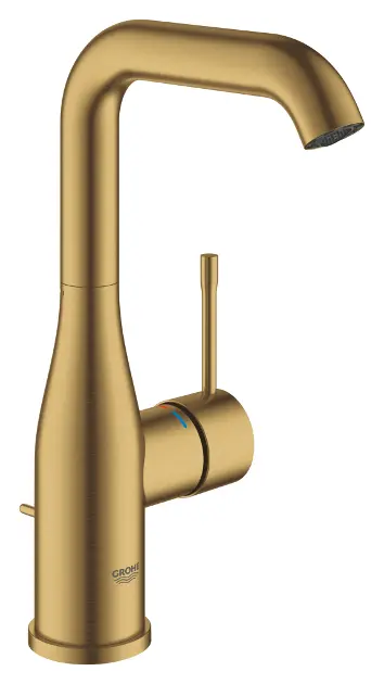 Grohe - Miješalica za umivaonik s odvodnim setom, brušena Cool Sunrise 32628GN1ROZ1
