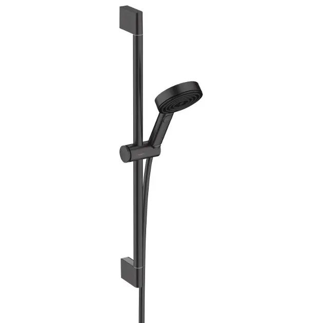 Hansgrohe - Set ručnog tuša, 3 mlaza, EcoSmart, šipka za podizanje 67 cm i crijevo za tuš, mat crni 24161670ROZ2