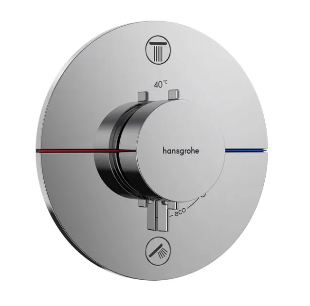 Hansgrohe - Ugradbena termostatska miješalica, za 2 uređaja, krom 15554000ROZ1