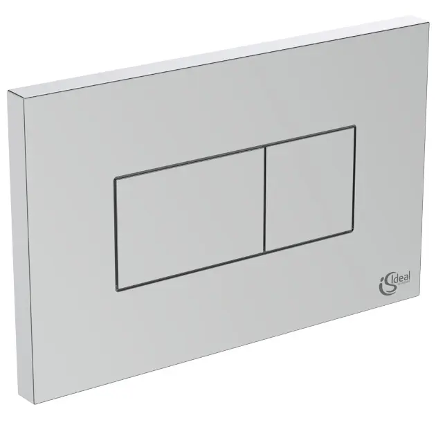 Ideal Standard - Pulsador de descarga Solea P2, cromo mate R0110JGIIJ1