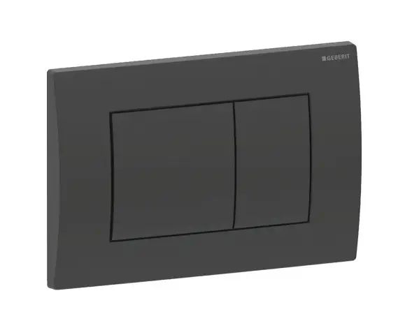 Geberit Delta20 - Управление на изплакването, матово черно 115.137.14.1