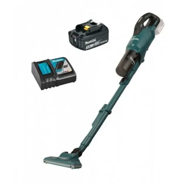 Makita - 18 V bežični štapni usisivač, 1 x baterija 3,0 Ah LXT, punjač DCL286FRFIIJ1