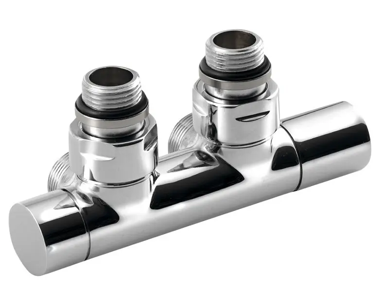 Sapho - Set za priključak ventila za središnji priključak, razmak 50 mm, krom CP401SIIJ2