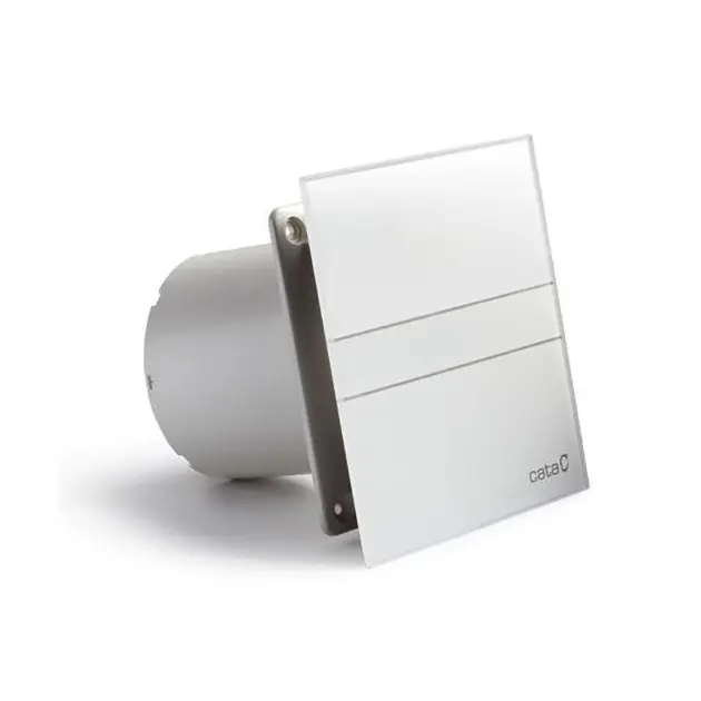 Sapho - Osiowy wentylator łazienkowy z programatorem E-100 GT, 8 W, rura 100 mm, kolor biały 00900100IIJ1