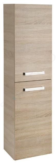 Aqualine Vega - Hoge kast, 40x150x31 cm, platina eiken VG960