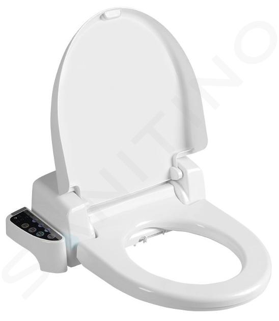 Sapho Blooming - Elektronický bidet s dálkovým ovládáním, SoftClose, bílá NB-R770D