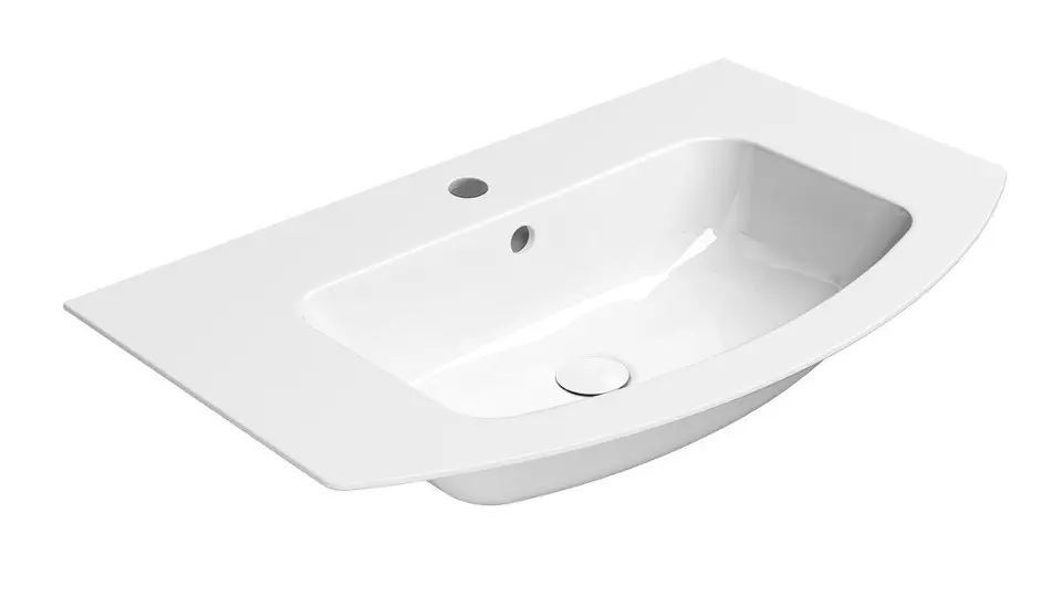 Sapho GSI Pura - Умивалник Slim 82x49 см, ExtraGlaze, бял 8826111