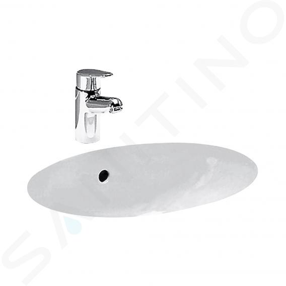 Laufen Lipsy - Lavabo encastrado, 57x41 cm, blanco H8112990000001