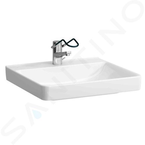 Laufen Pro Liberty - Lavabo, 600x550 mm, 1 trou pour robinetterie, sans trop-plein, blanc H8119500001561