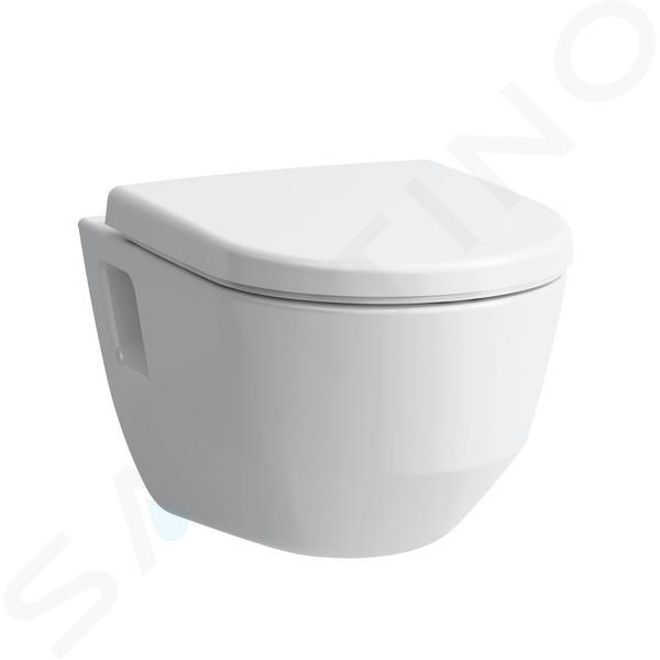 Laufen Pro - Závěsné WC, 530x360 mm, Rimless, bílá H8209640000001