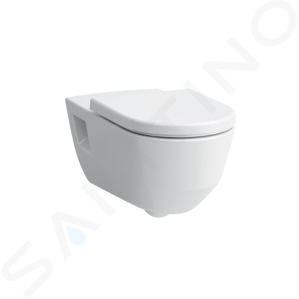 Laufen Pro Liberty - WC sospeso, 700x360 mm, senza bordo, bianco H8219600000001