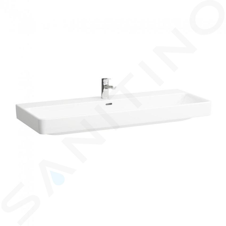 Laufen Pro S - Umywalka 1200x465 mm, 1 otwór na baterię, biała H8149650001041