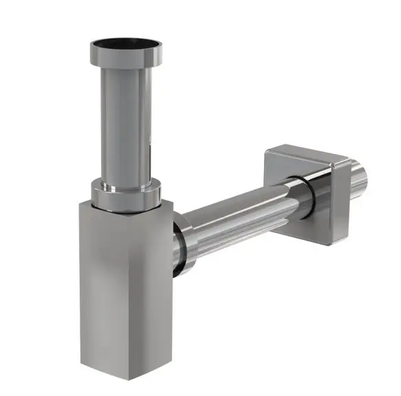 Alcadrain Sifoane - Sifon de lavoar Design, diametru 32 mm, pătrat, metalic A401