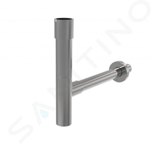 Alcadrain Szifonok - Mosdókagyló szifon Design, átmérő 32 mm, tömör, fém A402