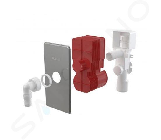 Alcadrain Sifoni - Sifone per lavatrice con aerazione, DN40 e DN50, plastica/acciaio inox APS3P