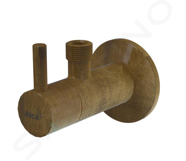 Alcadrain Robineți - Robinet de colț cu filtru 1/2", bronz-antic ARV001-ANTIC