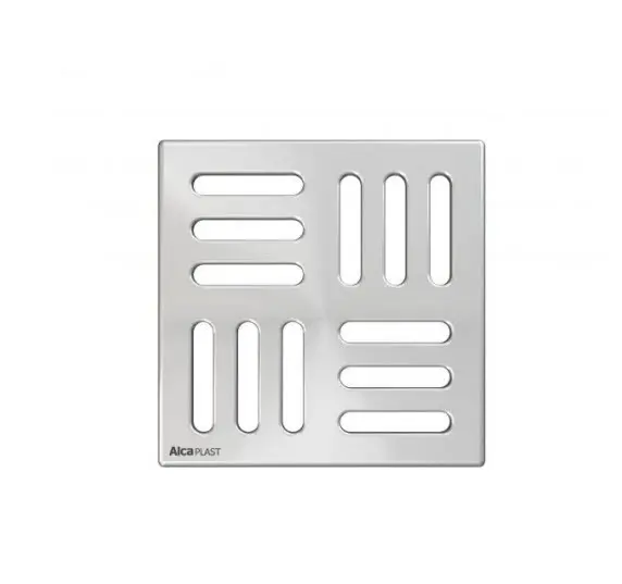 Alcadrain Accesorios - Rejilla, 10x10 cm, acero inoxidable MPV004
