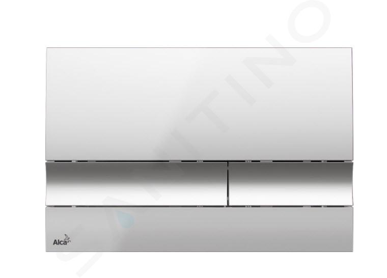 Alcadrain Basic - Ovládací tlačítko, chrom lesk M1721