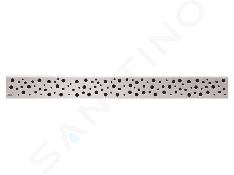 Alcadrain Roste - Rost für Linien-Duschrinne 85 cm, Edelstahl matt BUBLE-850M