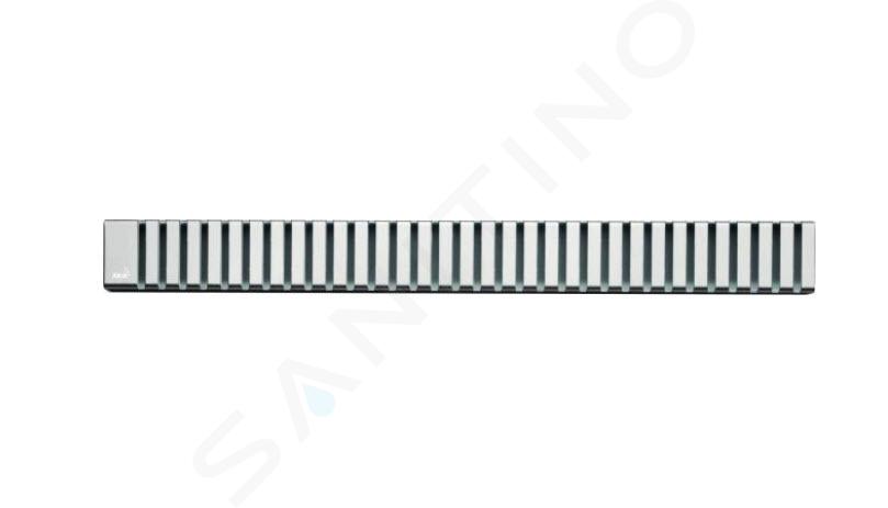 Alcadrain Griglie - Griglia per canalina doccia lineare 1150 mm, acciaio inox opaco LINE-1150M