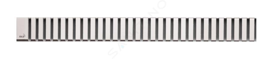 Alcadrain Grilles - Grille pour caniveau à douche d'angle 750 mm, inox mat LINE-750M