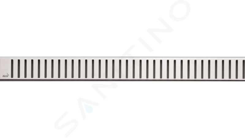 Alcadrain Grilles - Grille pour caniveau de douche linéaire 850 mm, inox mat PURE-850M