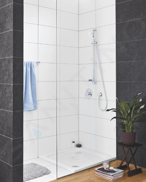 Grohe Tempesta New - Set doccia Cosmopolitan 100 con saliscendi, getto  singolo, cromato 26083002