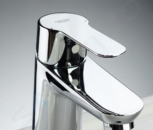 Grohe BauEdge - Grifo de lavabo con desagüe, cromo 23759000