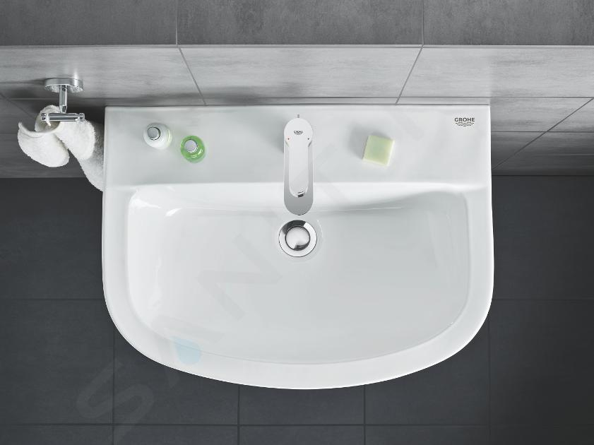 Grohe BauEdge - Mitigeur de lavabo avec vidage, dimension S, chrome  23328000