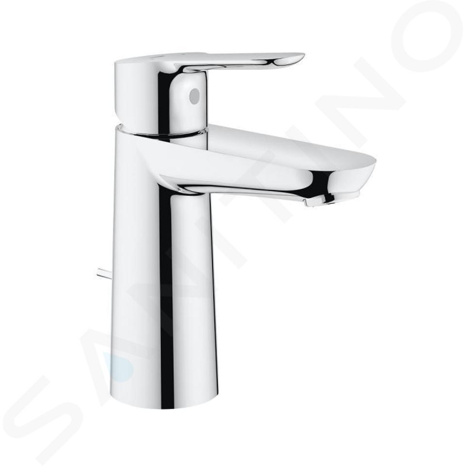 Grohe BauEdge - Waschtisch Einhebelmischer M, mit Ablaufgarnitur, verchromt 23758000