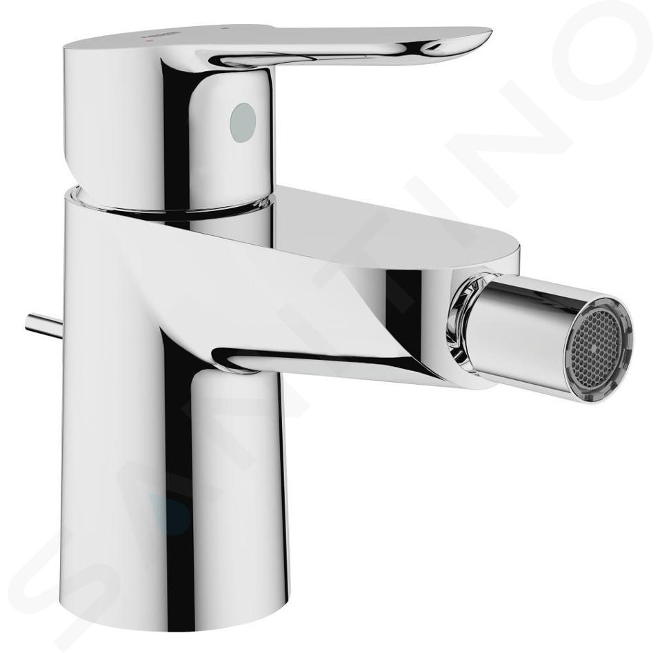 Grohe BauEdge - Miscelatore monocomando per bidet con piletta di scarico, cromato 23331000