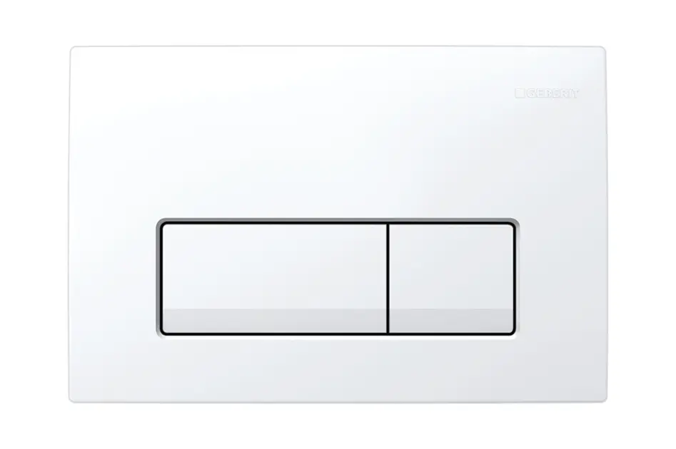 Geberit Delta - Betätigungsplatte Delta51, Alpinweiß 115.105.11.1