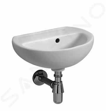 Kolo Rekord - Lavabo, 400x330 mm, senza foro per rubinetto, bianco K92040000