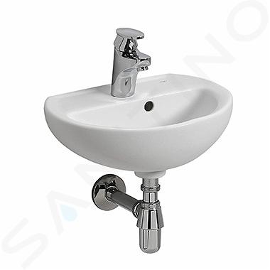 Kolo Rekord - Lavabo, 400x330 mm, 1 foro per rubinetto, bianco K92140000