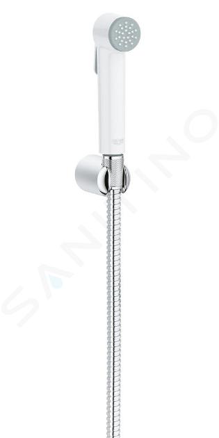 Grohe Tempesta-F - Doccetta a mano per bidet con supporto e tubo flessibile 1,25 m, bianca/cromata 26356IL0