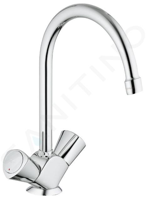 Grohe Costa S - Zweigriffarmatur für Spültisch, verchromt 31819001