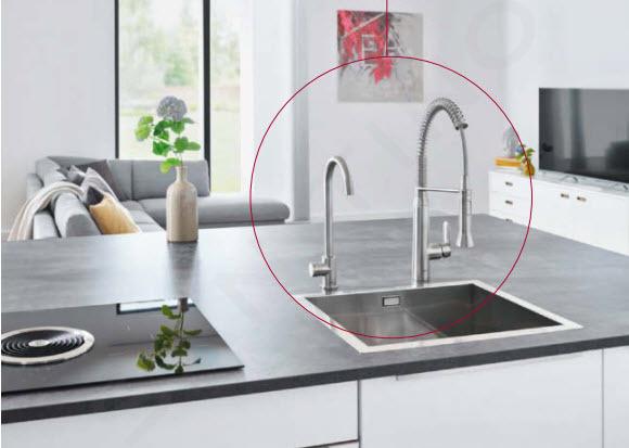 Grohe - GROHE Red Duo Monomando de fregadero y Calentador Tamaño M