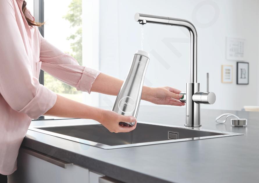 GROHE BLUE HOME - MISCELATORE CROMATO DA LAVELLO CONNESSIONE WIFI