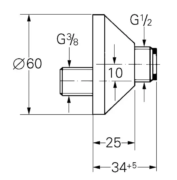 Grohe Rossette Erfahrungen GROHE Rosette 70 Mm Für S-Anschluss, Chrom - 45545000 Rosetten Für Duscharmaturen