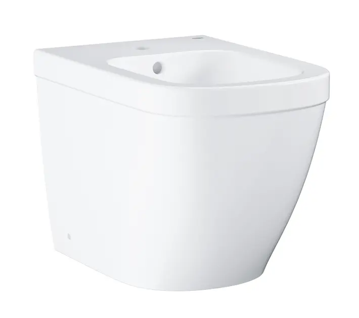 Grohe Euro Ceramic - Bidet a terra  con troppopieno, PureGuard, bianco alpino 3934000H