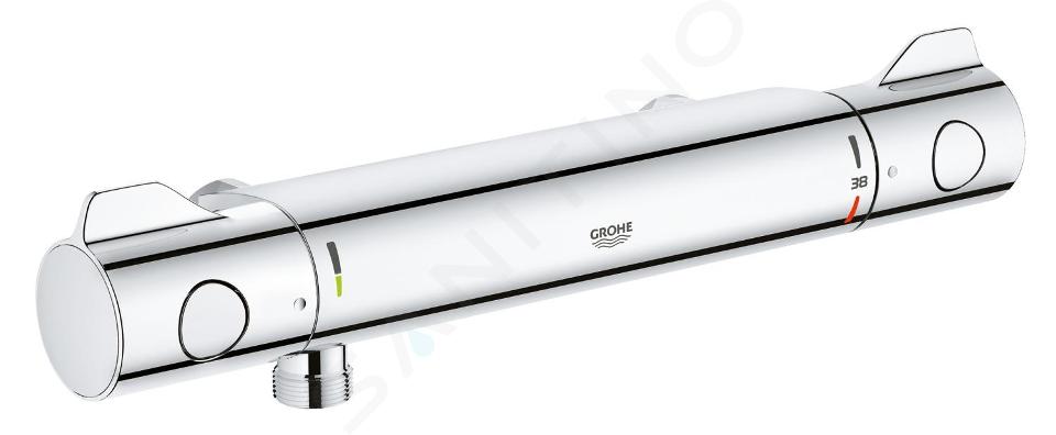 Grohe Grohtherm 800 - Baterie termostatată de duș, fără conexiuni excentrice, crom 34561000