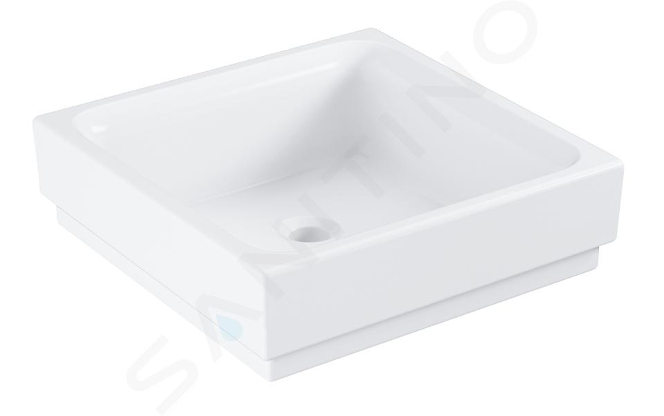 Grohe Cube Ceramic - Lavabo sans trop-plein, 400x400 mm, PureGuard, blanc alpin 3948200H