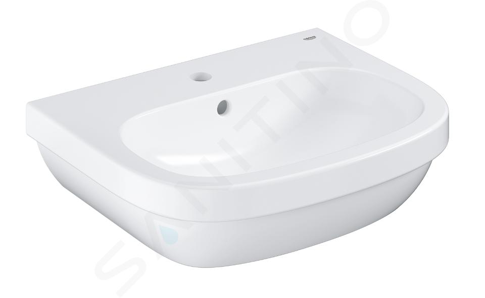 Grohe Euro Ceramic - Lavabo con troppopieno, 550x450 mm, bianco alpino 39336000