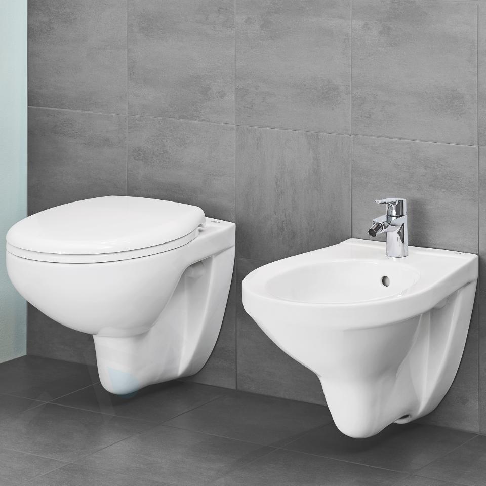 abattant WC Grohe Bau blanc, softclose - Banyo